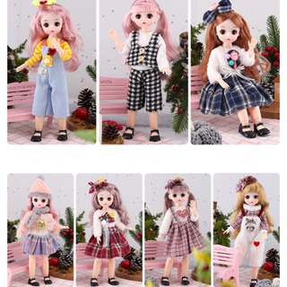 30cm Bjd 23 Bonecas De Junta Removíveis Podem Piscar E Roupas