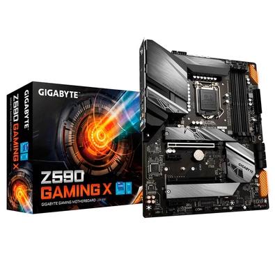 USADO: Placa Mãe Gigabyte Z590M GAMING X (rev. 1.0), LGA1200, Micro ATX, DDR4