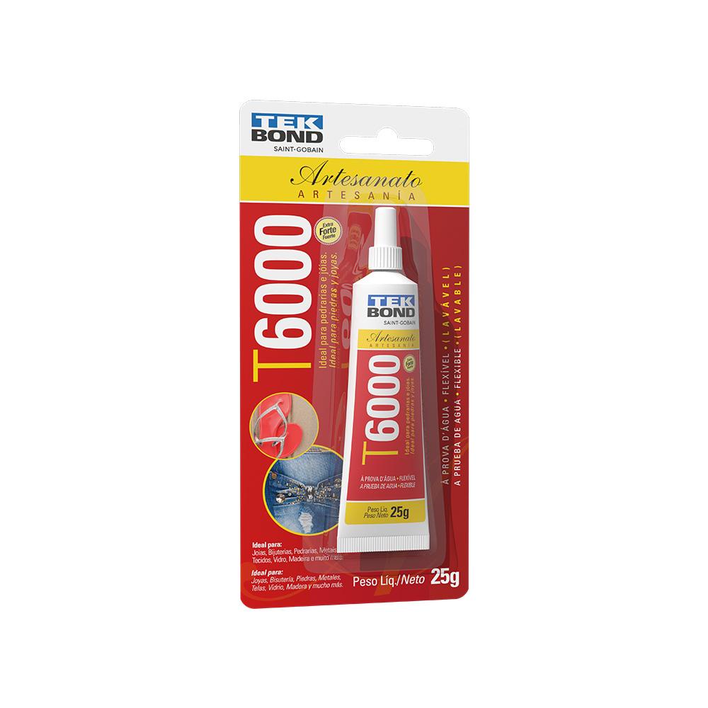 Cola permanente t6000 - 25g - extra forte - blíster - tekbond