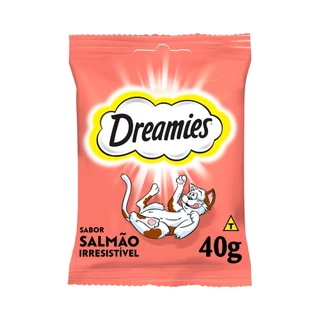 Petisco Dreamies Salmão Para Gatos Adultos 40g