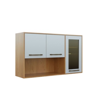 Armário Aéreo Áustria 120cm 3 Portas Valdemóveis