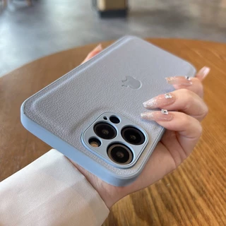 Capa De Couro Para iPhone 14 13 11 12 Pro MAX 14 Plus Luxo Macia À Prova De Choque