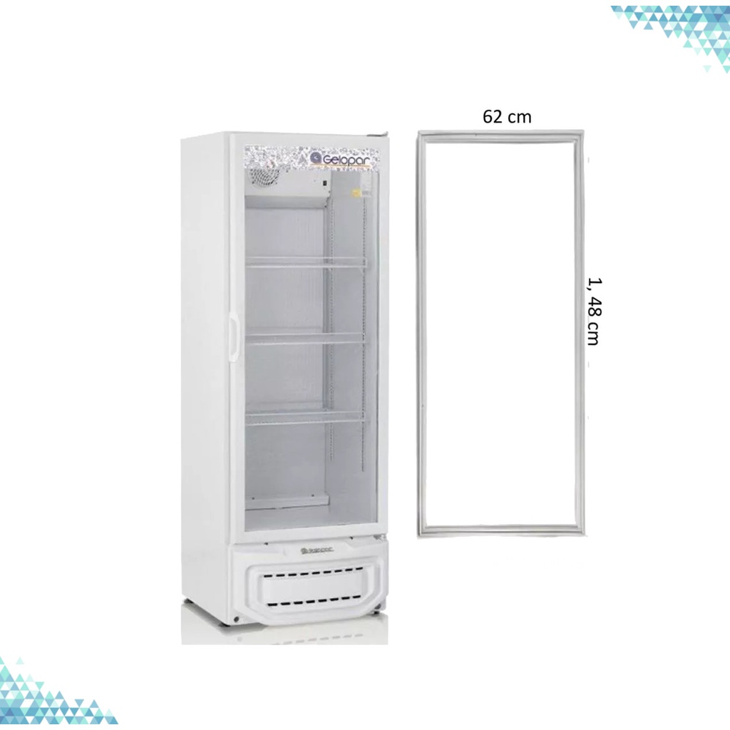 Gaxeta Borracha Refrigerador Expositor Gelopar GPTU-37 GPTU-40