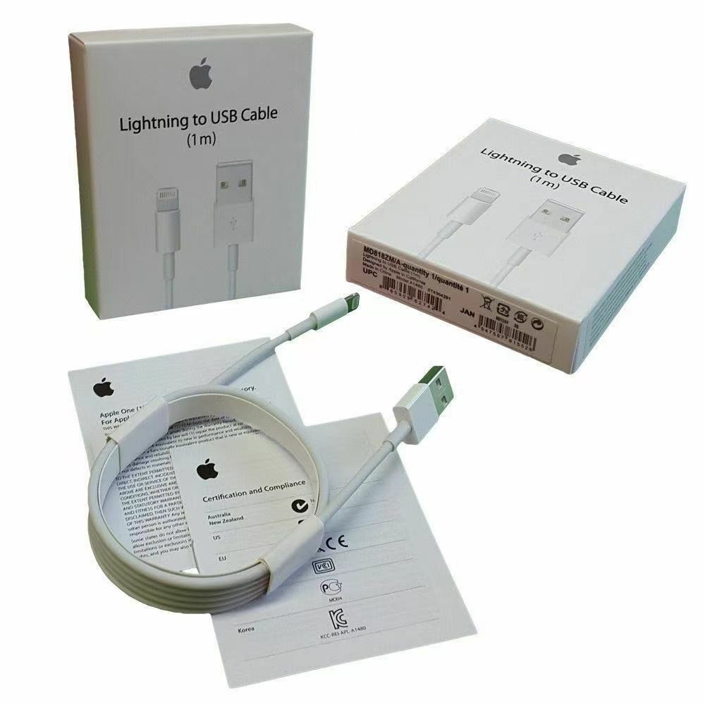 Kit Fonte USB 5W + Cabo USB 2M/1M Originais Apple + Fone de ouvido ...