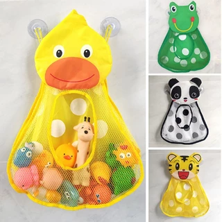 Brinquedos De Banho Para Bebês Fofinhos De Pato Saco De Rede De Sucção Forte Organizador De Água Crianças