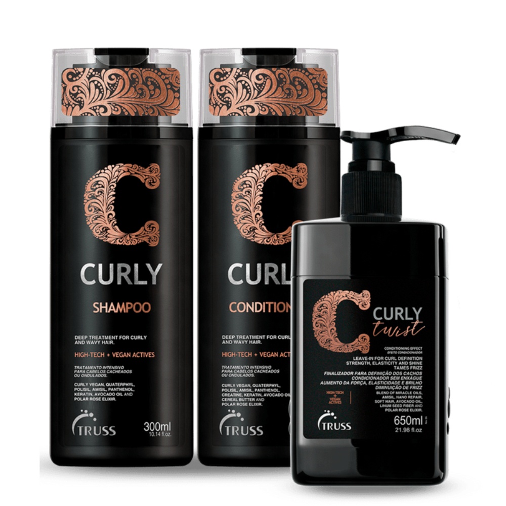 Kit Truss Curly Shampoo Condicionador Curly Twist Shopee Brasil 4592