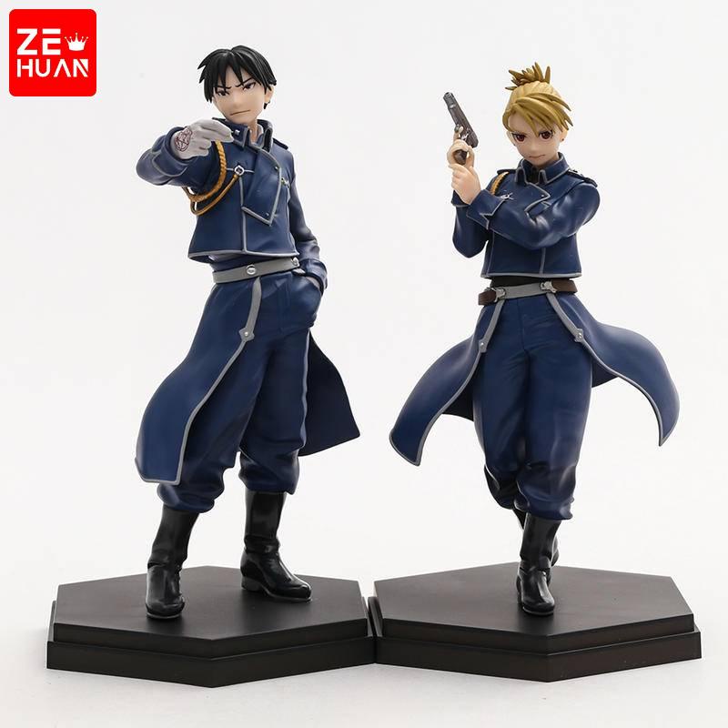 Gsc pop original Alquimista Fullmetal Roy Mustang Riza Hawkeye Modelo De Brinquedo action figure boneco