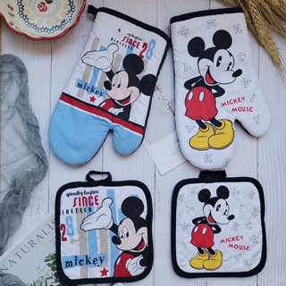 Kit Luva Térmica e Descanso de Panela Mickey Forno e Fogão