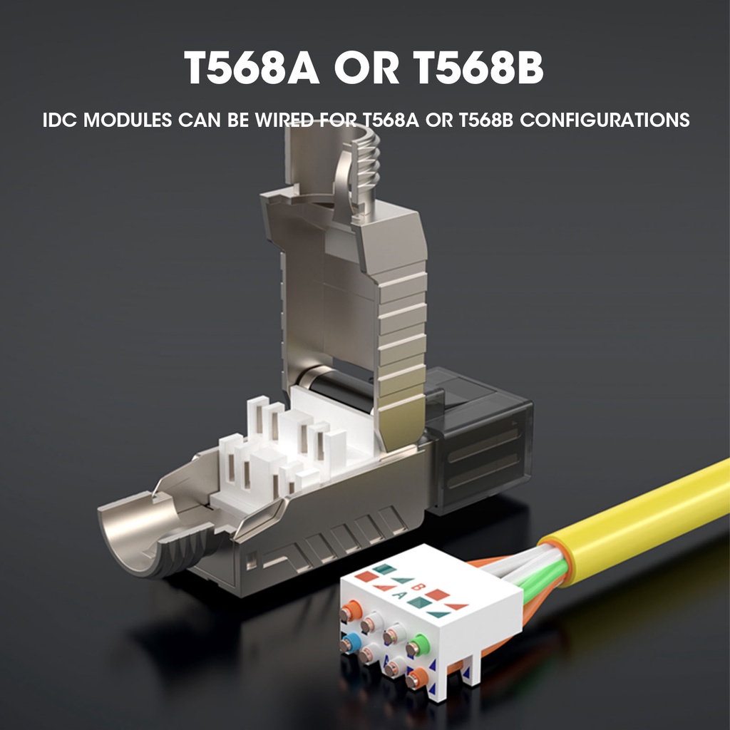 ZoeRax RJ45 Cat8 Cat7 Cat6A Conectores RJ45 Conector De