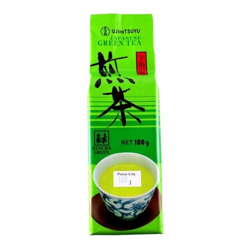 Cha Verde Sencha Green Tea - Uji No Tsuyu 100g | Shopee Brasil