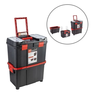 Caixa De Ferramentas 18 Com Rodas 58x27x45cm Worker