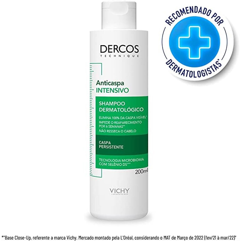 Dercos Vichy Shampoo Anticaspa Intensivo 200ML | Shopee Brasil