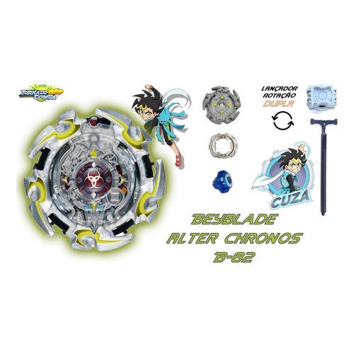 Lançador e Pião de Batalha - Beyblade - Speedstorm Iniciante - Vex