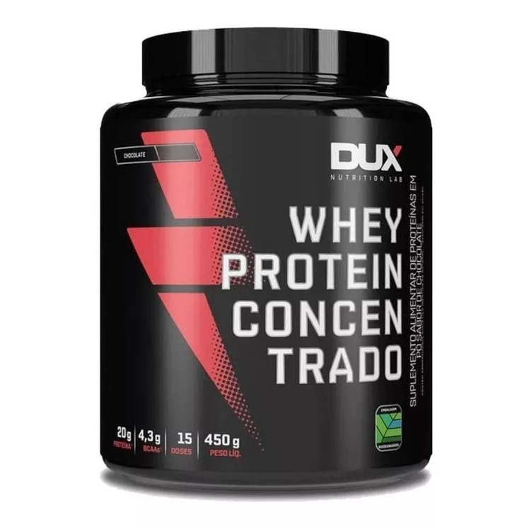 Whey dux concentrado 450g – chocolate – Dux Nutrition Lab