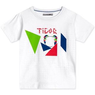 Camiseta Bebê Menino Manga Curta Tigor