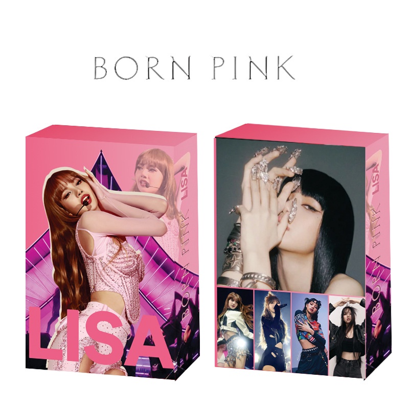 LINXX 55 Pcs BlackPink LISA Álbum Lomo Card Kpop Photocards LINXX 55 Pcs BlackPink LISA Álbum Lomo Card Kpop Photocards