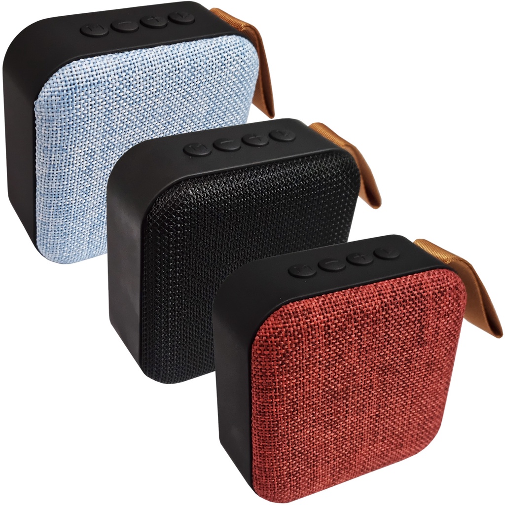 Mini Caixinha de Som Quadrada Portátil Bluetooth Usb Mp3 Sd Rádio Fm AL ...