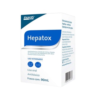Antitóxico Hepatox Para Cães e Gatos Provets 90ml