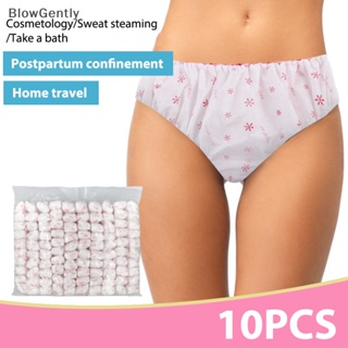5pcs Women Disposable Underwear Sterile Wash-free Travel Panties Pregnant  Prenatal Postpartum Cotton Underpants Shorts Brief - AliExpress