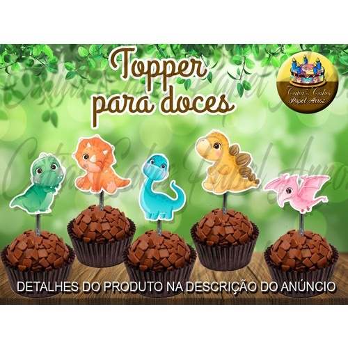 50 Topper Tags Para Doces Festa Aniversário