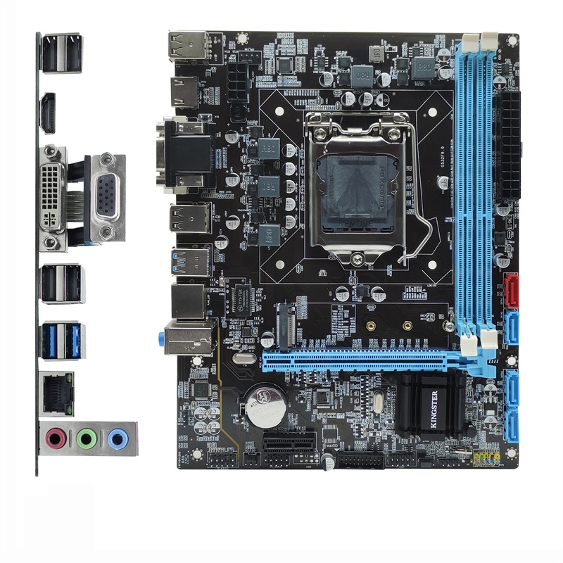 Placa Mãe Gamer Lga 1155 B75 Ddr3 M2 Nvme I3,i5,i7 Lan Giga
