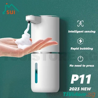 2023 Novo Dispensador Automático De Sabão De Espuma USB Carregamento Sem Contato Display Inteligente Sensor Infravermelho Líquido Lavador De Mãos