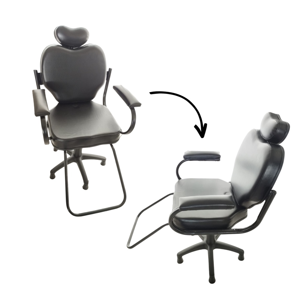 Cadeira barbeiro reclinavel barata