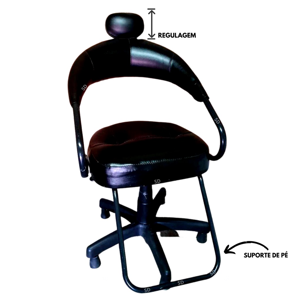 Cadeira Kfer cadeira de Barbeiro Reclinável modelo Kingman – Rana