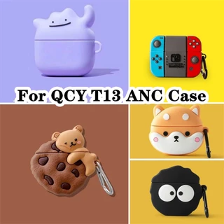 【 Original boutique 】 for QCY T13 ANC Case Trendy Cartoon Series Para Casing Capa Macia Fone De Ouvido