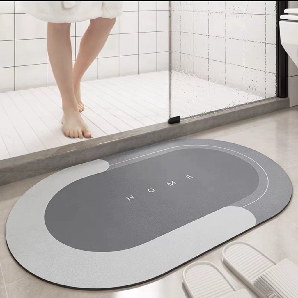 Tapete Absorvente Antiderrapante Para Banheiro Porta De Entrada