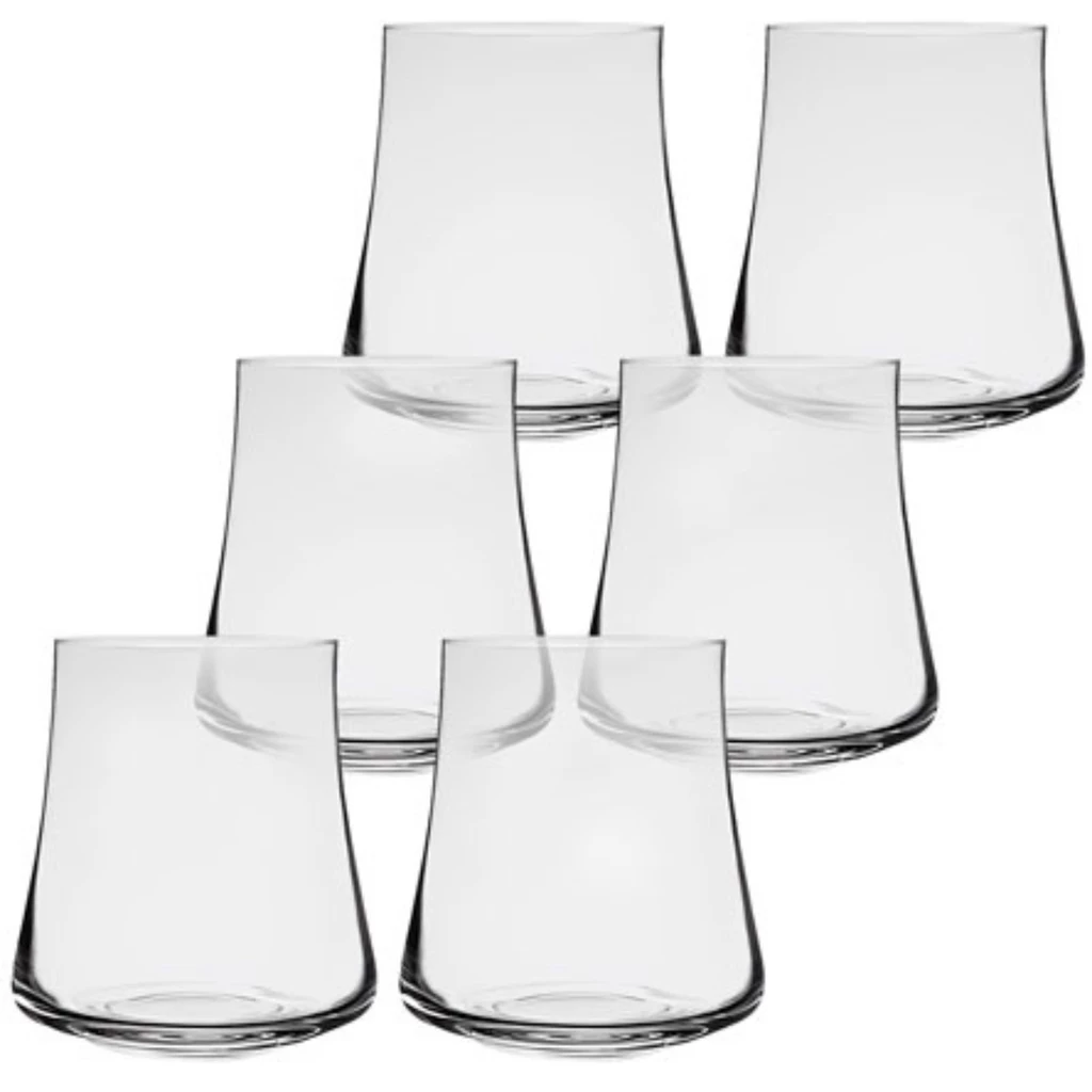 Jogo de 6 copos de cristal Xtra Bohemia 350 ml