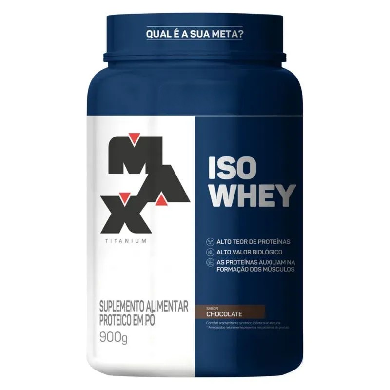 Whey Protein Isolado ISO Whey Sabor Chocolate – Max Titanium