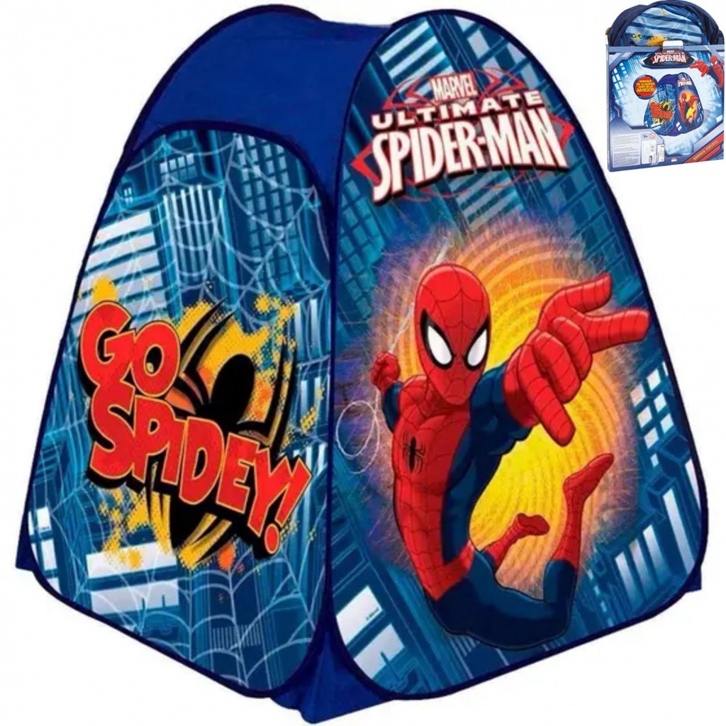 Barraca Infantil Cabana Tenda Homem Aranha Monta Facil | Shopee Brasil