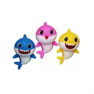 Kit 3 Baby Shark Boneco Musical Vinil Pronta Entrega