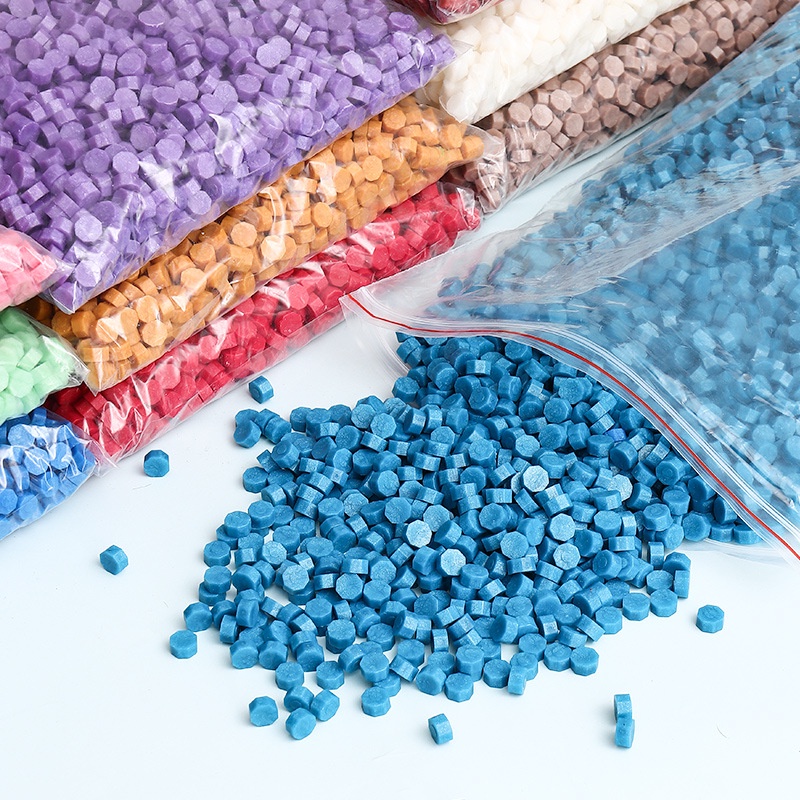 100 Pcs Cera De Vedação De Saco Para Selo Decoraion Craft Carimbo Decotaion Cartão Convite De Partículas
