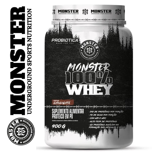 Monster 100% Whey 900g – Probiotica – Cookies
