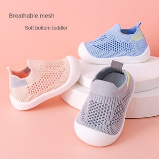 2023 Kids Shoes Casual Breathable Infant Children Baby Girls Boys Tênis De Malha Para Meninos Fundo Macio Confortável Não Escorrega