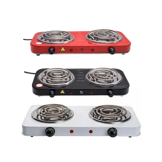 Fogão Elétrico Portátil 2 Bocas 2000w 220V - Relinx