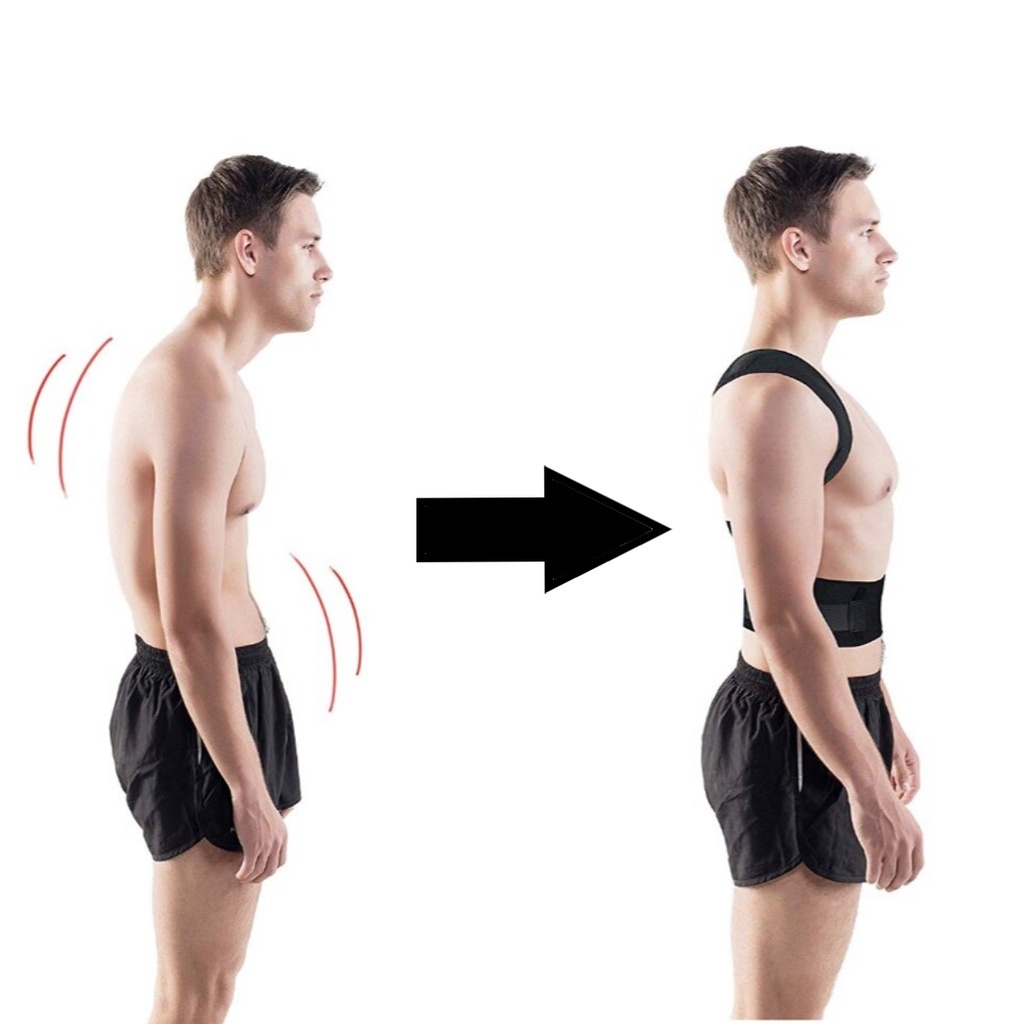 Corretor Postural XL Magn&eacute;tico Postura Colete | Shopee Brasil