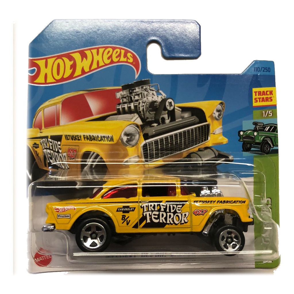 Carro Hot Wheels '55 Chevy Bel Air Gasser Hkh61 Amarelo C | Shopee