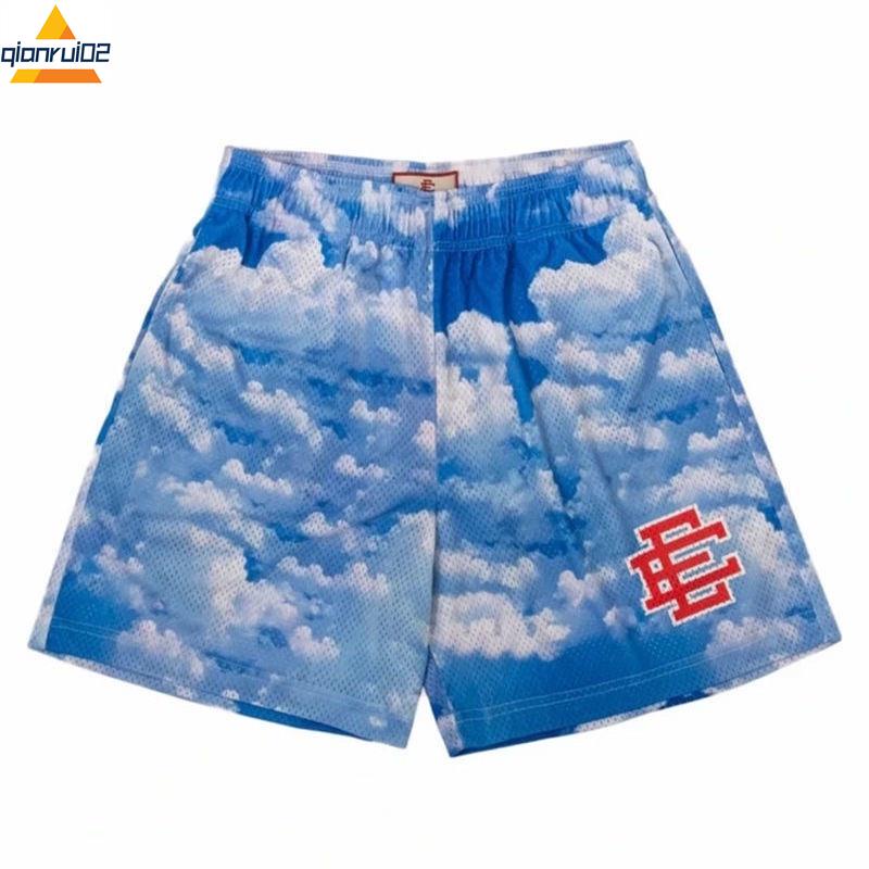 Eric Emanuel Calções Masculinos De Malha Respirável Tie Dyed American Unisex Running Fitness Beach
