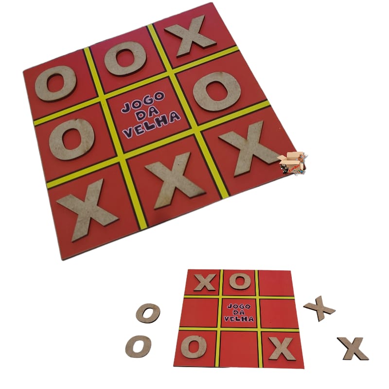 Mini Jogo de Tabuleiro Estratégia Tic Tac Toe Jogo da Velha