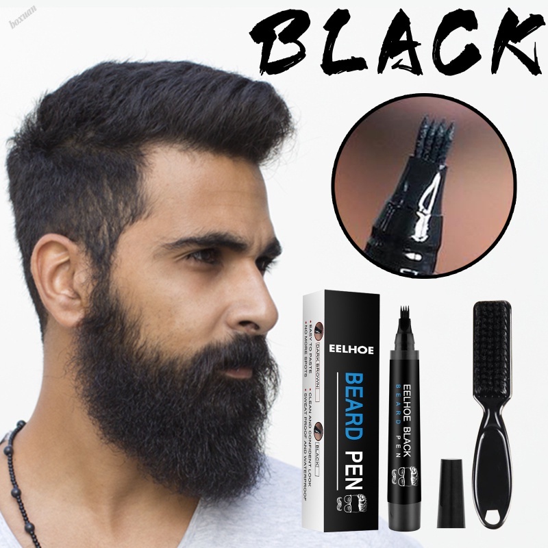 Kit de caneta de preenchimento para barba Lápis de barba à prova d'água