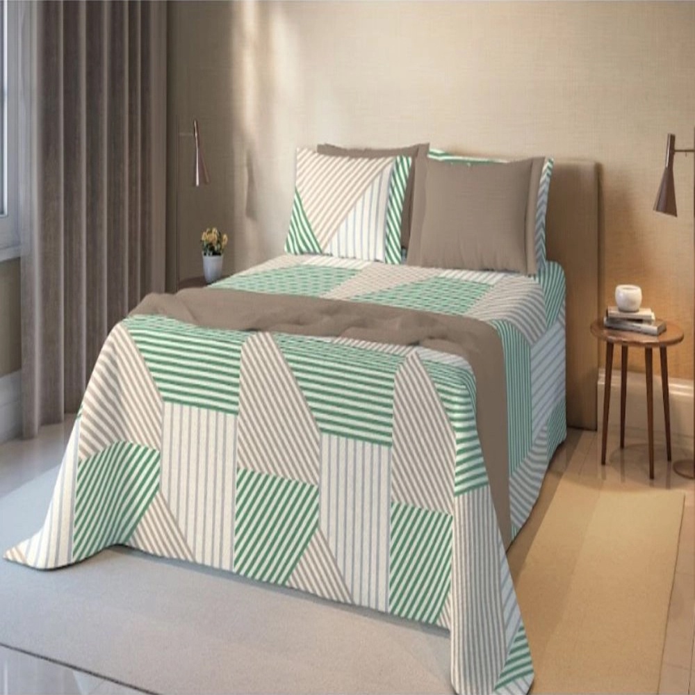 Colcha Queen Piquet Teka Genova Print Êxtase 100% Algodão 240x260 (Não ...