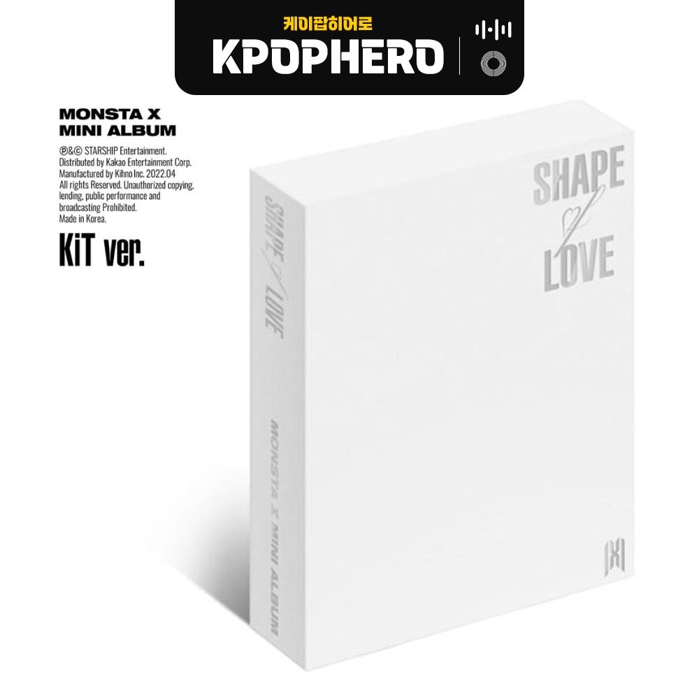 Monsta X Shape of Love 11th Mini Album Jewel Minhyuk Versione