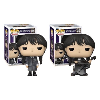 Kit 2 Boneca Funko Pop Wandinha Addams Estudante Violino