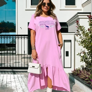 Vestido Longo de Algodão com Bolso Helena