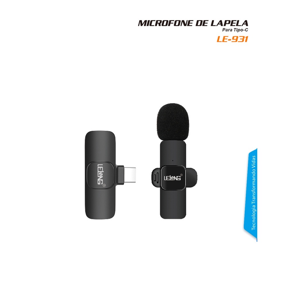 Microfone de lapela sem fio AP004 para Android - Microfone de lapela sem  fio USB C Mini para gravação, vídeos do , transmissão ao vivo,  vlogging (sem aplicativo ou Bluetooth necessário) 