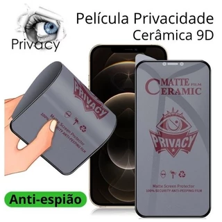 9D Privacy Anti-Spy Ceramica Film Para iPhone 6 A 11 12 13 14 Pro Max (Seleito)