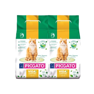 2 Areias Progato Vida Comfort Biodegradável 1,8kg